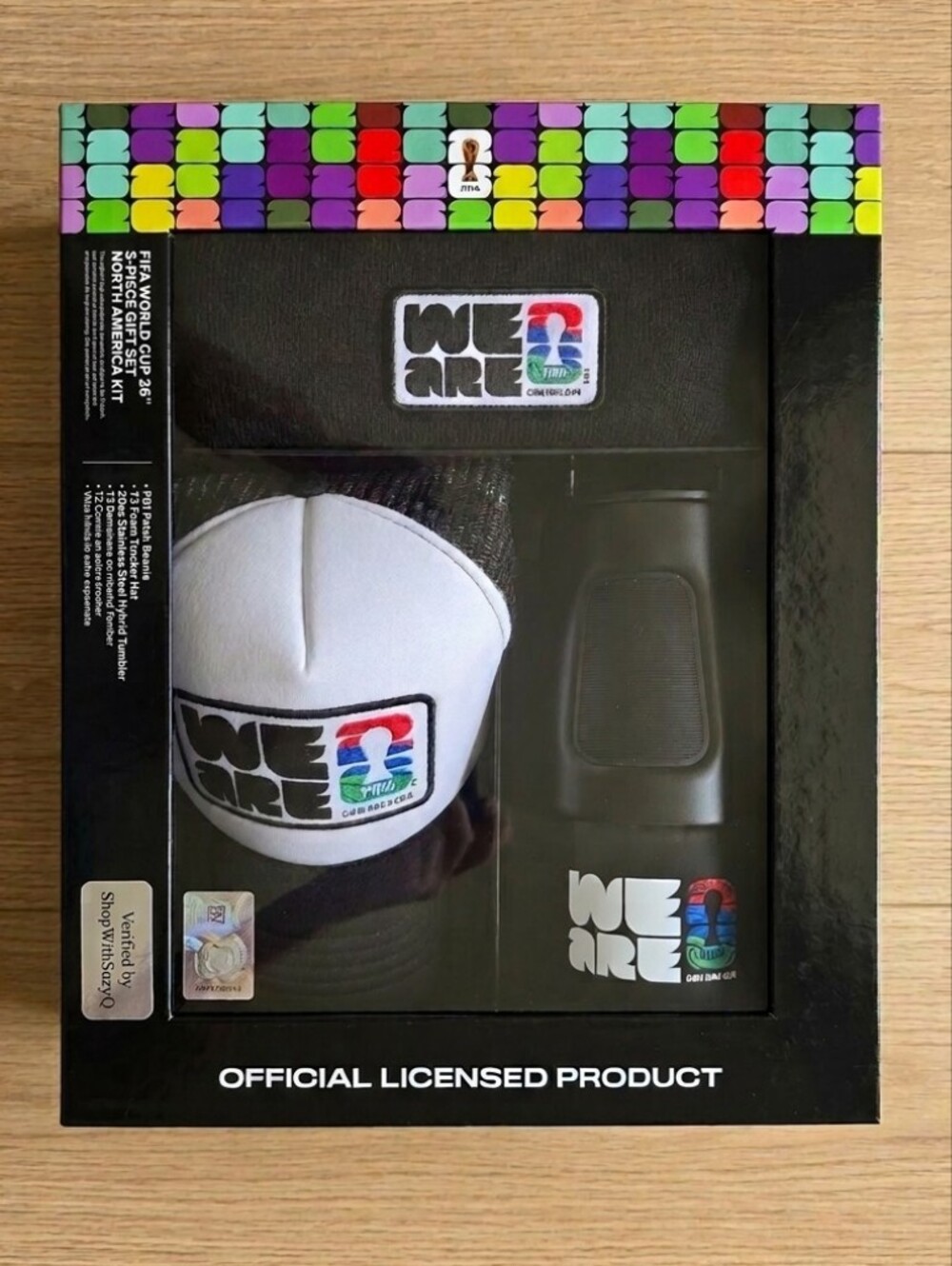 FIFA World Cup 26™ 3-Piece Official Licensed Gift Set (Hat, Beanie And Tumbler)
